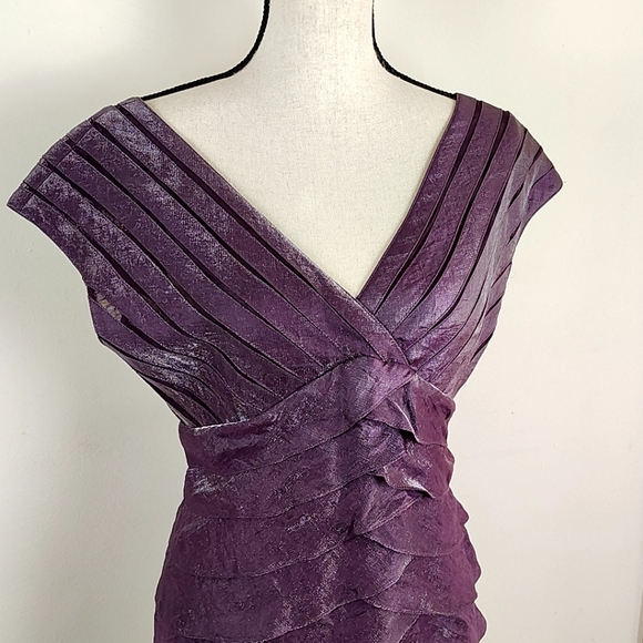 Adian Mattox Purple Cocktail Dress - Picture 14 of 15